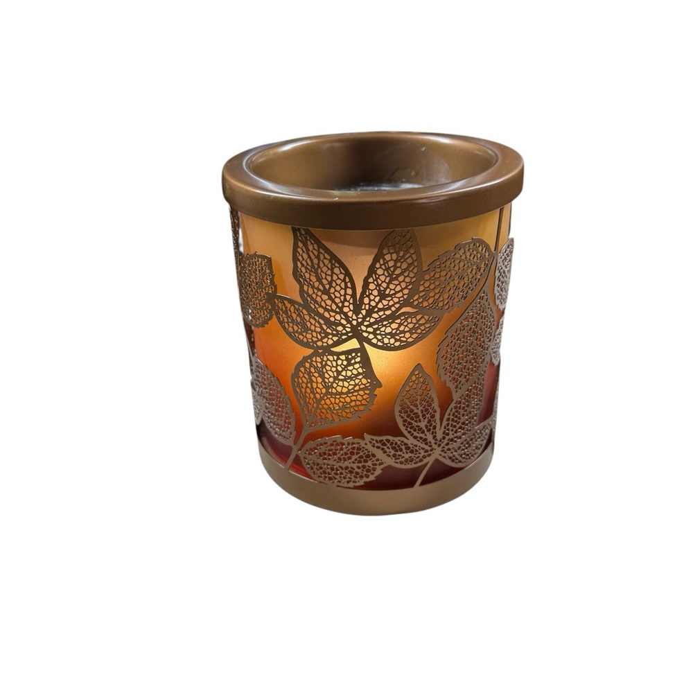 Yankee Candle Scenterpiece Meltcup Warmer In Amber Leaf With Timer